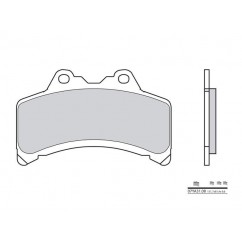 Plaquettes de frein BREMBO 07YA3108 organique