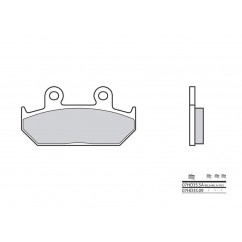 Plaquettes de frein BREMBO 07HO3509 organique