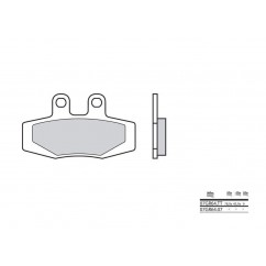 Plaquettes de frein BREMBO 07GR6407 organique