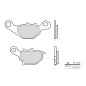 Plaquettes de frein BREMBO 07036CC carbone céramique