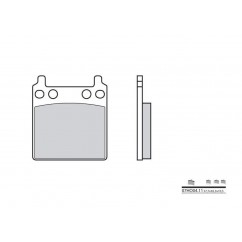 Plaquettes de frein BREMBO 07HO0411 composé origine