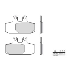 Plaquettes de frein BREMBO 07057XS carbone céramique organique