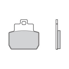 Plaquettes de frein BREMBO 07061XS carbone céramique organique