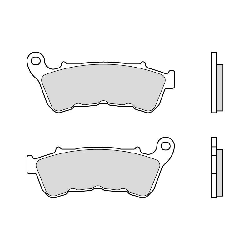 Plaquettes de frein BREMBO 07HD22SA métal fritté