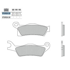 Plaquettes de frein BREMBO 07GR26SD métal fritté