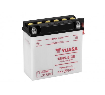 Batterie YUASA 12N5.5-3B conventionnelle