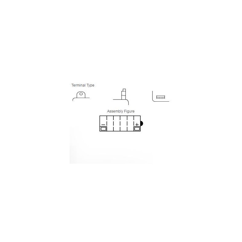 Batterie YUASA 12N5.5A-3B conventionnelle