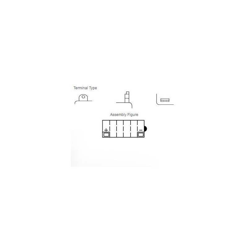 Batterie YUASA 12N9-4B-1 conventionnelle