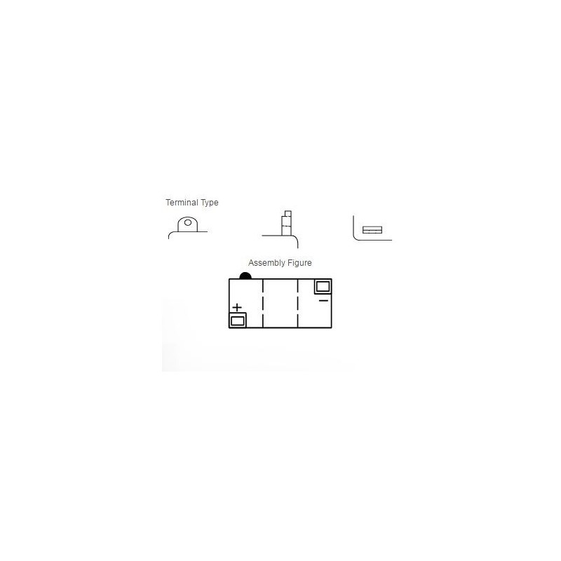 Batterie YUASA 6N11-2D conventionnelle