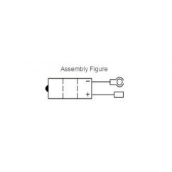 Batterie YUASA 6N4A-4D conventionnelle