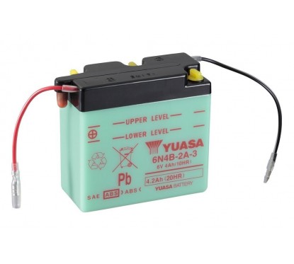 Batterie YUASA 6N4B-2A-3 conventionnelle