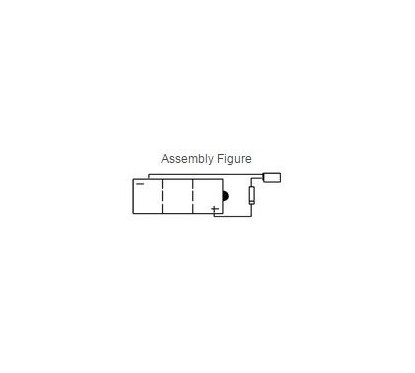 Batterie YUASA 6N4C-1B conventionnelle