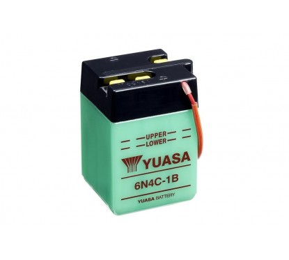 Batterie YUASA 6N4C-1B conventionnelle