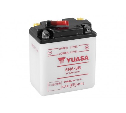 Batterie YUASA 6N6-3B conventionnelle