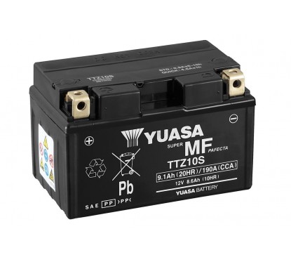 Batterie YUASA TTZ10Z sans entretien livrée avec pack acide