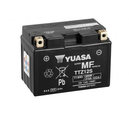 Batterie YUASA TTZ12S sans entretien livrée avec pack acide