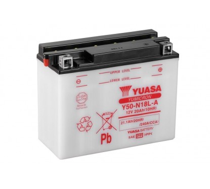 Batterie YUASA Y50-N18L-A conventionnelle