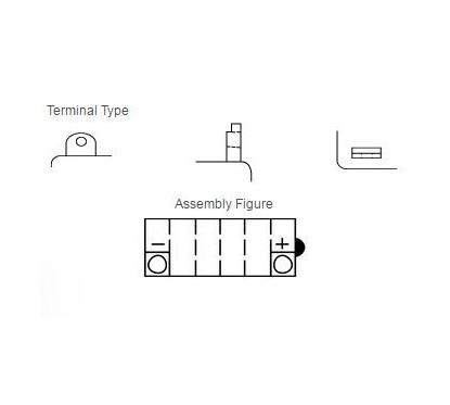 Batterie YUASA YB10L-BP conventionnelle