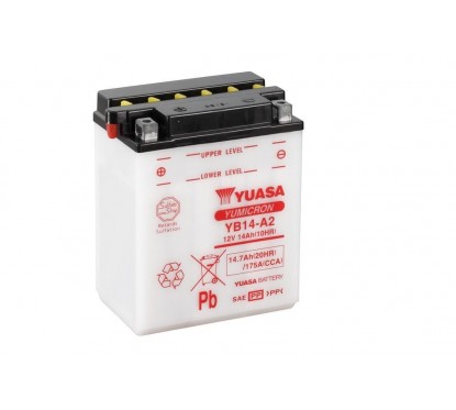 Batterie YUASA YB14-A2 conventionnelle