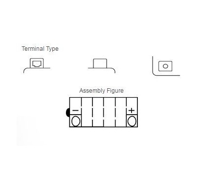 Batterie YUASA YB16AL-A2 conventionnelle