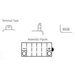 Batterie YUASA YB16L-B conventionnelle