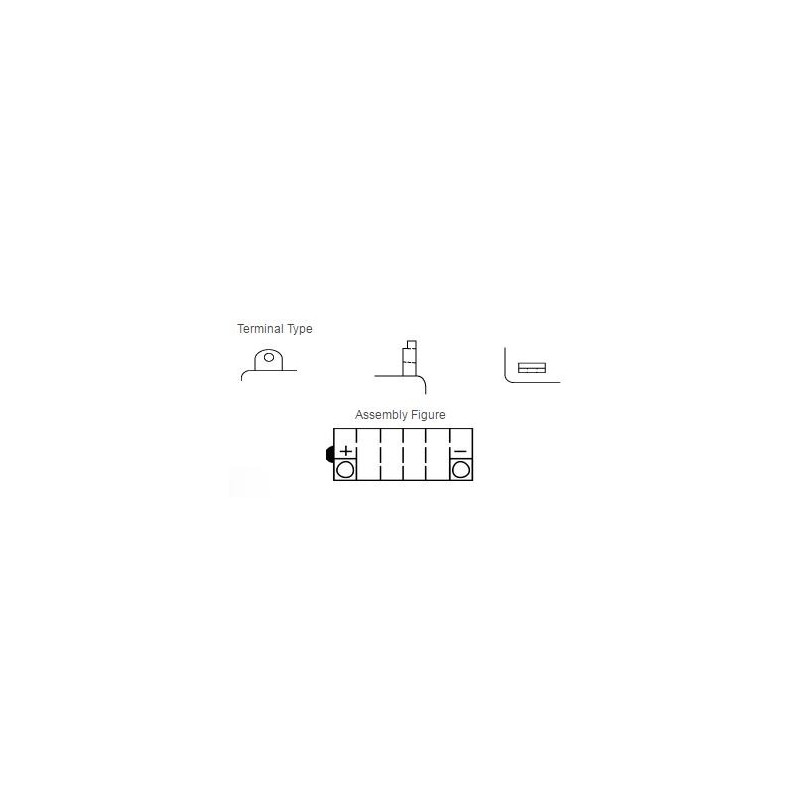 Batterie YUASA YB7-A conventionnelle