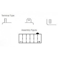 Batterie YUASA YB7C-A conventionnelle