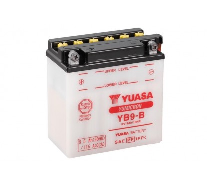 Batterie YUASA YB9-B conventionnelle