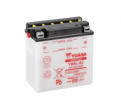 Batterie YUASA YB9L-A2 conventionnelle