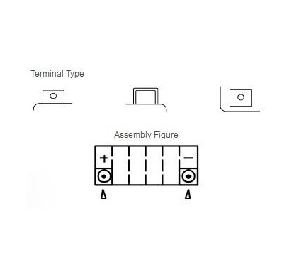 Batterie YUASA YT12A-BS sans entretien livrée avec pack acide