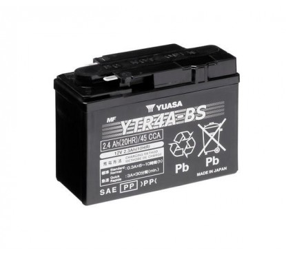 Batterie YUASA YTR4A-BS sans entretien livrée avec pack acide