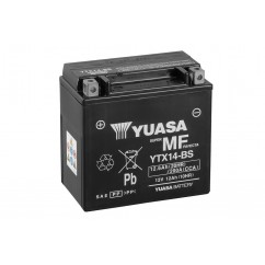 Batterie YUASA YTX14-BS sans entretien livrée avec pack acide