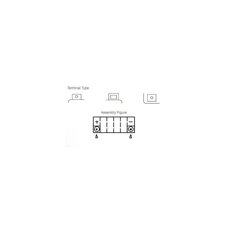 Batterie YUASA YTX16-BS sans entretien livrée avec pack acide