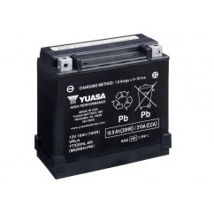 Batterie YUASA YTX20HL-BS-PW sans entretien livrée avec pack acide