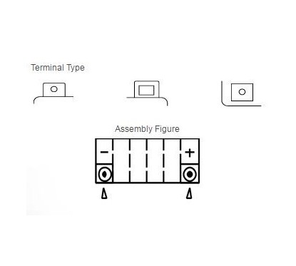 Batterie YUASA YTX20L-BS sans entretien livrée avec pack acide