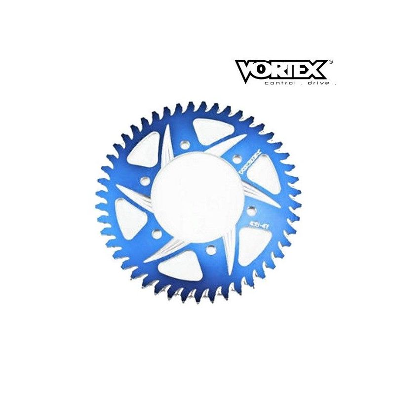 Couronne VORTEX - YAMAHA R6 06-16 - Bleu (ref:435CZB)