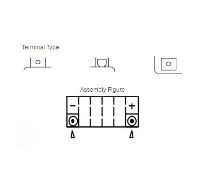 Batterie YUASA YTZ6V sans entretien activée usine