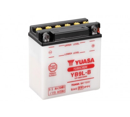 Batterie YUASA YB9L-B conventionnelle