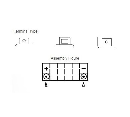 Batterie YUASA YTX14H-BS sans entretien livrée avec pack acide