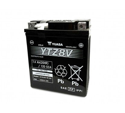 Batterie YUASA YTZ8V sans entretien activée usine