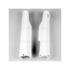 Protections de fourche UFO blanc Yamaha