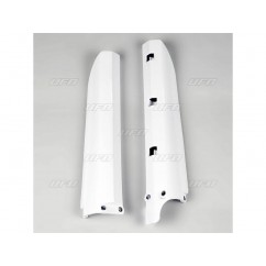 Protections de fourche UFO blanc Yamaha YZ85/85LW