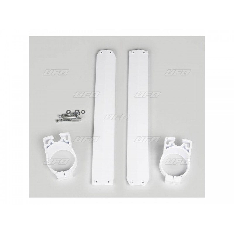 Protections de fourche UFO blanc Yamaha