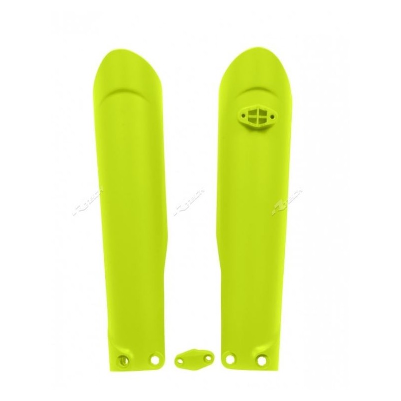 Protections de fourche RACETECH jaune fluo KTM SX/SX-F