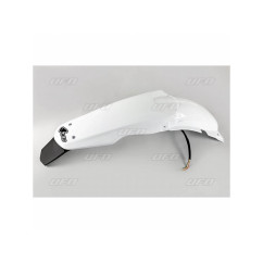 Garde-boue arrière blanc & support de plaque UFO Suzuki RM125/250