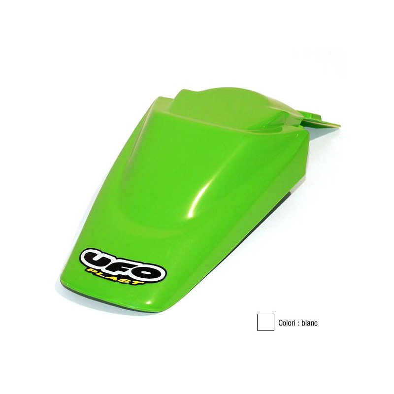 Garde-boue arrière UFO blanc Kawasaki KX65