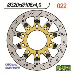 Disque de frein avant gauche NG 022 rond flottant Gas Gas