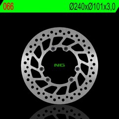 Disque de frein avant gauche NG 066 rond fixe