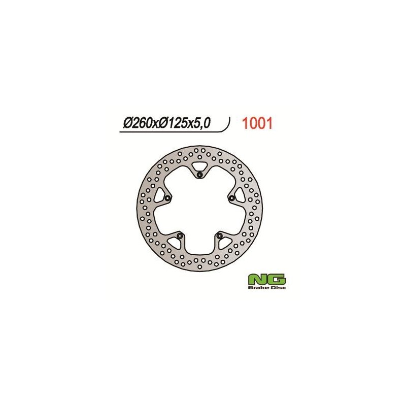 Disque de frein NG 1001 rond fixe