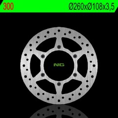 Disque de frein avant gauche NG 300 rond fixe